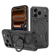 Armor Rotating Magnetic Ring Holder Case For iPhone 17 Air 16 15 14 13 12 11 Plus Pro Max For Magsafe Military Shockproof Cover iPhone17 juoda