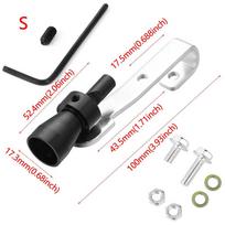 Car Tail Exhaust Muffler Pipe Car Turbo Exhaust Pipe Easy To Install Sound Whistle Simulator Car Parts Auto Replacement Parts