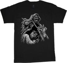 Grim Reaper Shirt Mens Graphic Tees Biker Shirt Mens Clothing Accessories Gifts XXL