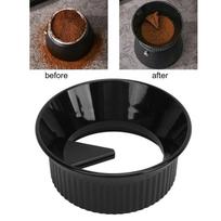 Splash Proof Design Moka Pot Dosing Funnel Powder Distribution Tool  For Moka Pot 3cup black