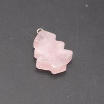 Kaklo pakabukas Natūralus akmuo Unakite/Agates Pušies formos pakabukas moterims papuošalų kūrimas „pasidaryk pats“ apyrankės karolių priedas Rose Quartz/20x25mm