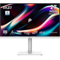 MSI Monitor PRO MAX 271QPHW E14 27-inch/LED/WQHD/FLAT/144Hz/White PRO MAX 271QPHW E14