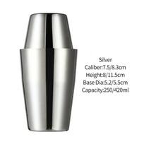 Bar Cocktail Shaker Boston Shaker Stainless Steel Engraving Shaker Bar Accessory Bartender Tools For Home And Bar