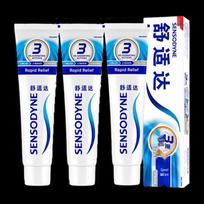Sensodyne Rapid Relief Sensitive Toothpaste (120g x 3 Pack)