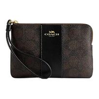 Coach Kampinis Užtraukiamas 16 Logotipo Riešinė Moteriška Riešinė Riešutų Juoda CW854-IMXAQ Gift Box Sets (Basic Set+Black Box) black