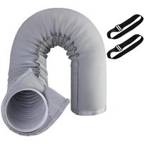 1pcs Portable Air Conditioner Hose Cover Wrap Insulated Hoses Duct Vent Cover Mobile AC Hose Insulation Wrap Protector supplies pilka spalva