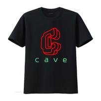 Cave Shmup Arcade Logo T Shirt for Retro Gaming Style Vintage Washed Designer Clothes Graphic Casual Top For Everyday Wear So... S įvairiaspalvis