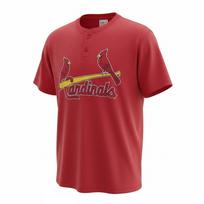 vintage Red Majestic St Louis Cardinals Baseball t-shirt Rasgas 21 Size S A1912 S brown