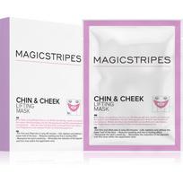 MAGICSTRIPES Chin & Cheek Lifting Mask Standinamoji hidrogelinė smakro ir veido kaukė 5 vnt.