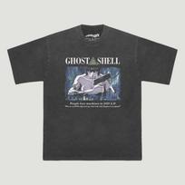 Ghost in the Shell T-Shirt, Cyberpunk Anime Manga Tee, Vintage Sci Fi Japanese Shirt L