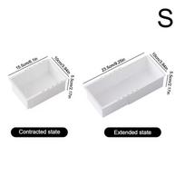 Universal Multi Size Drawer Organizer Adjustable Durable Plastic Storage Tray for Kitchen Utensils Stationery