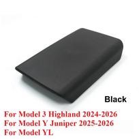 Easy Install Tool-Free for Tesla Model Y Juniper Model 3 Highland Premium Leather Center Console Cover Armrest Protector