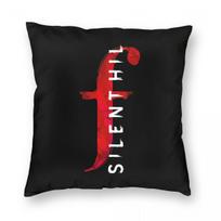 Silent Hill F Logo Pillowcase Printing Polyester Cushion Cover Gift Throw Pillow Case Cover Home Dropshipping 45*45Cm Peach skin 18*18(CM)-1Pcs