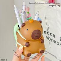 Creative Capibara Pen Holder, Student Office Desktop, High-end Multi-functional Stationery Storage Box, Decorative Ornament