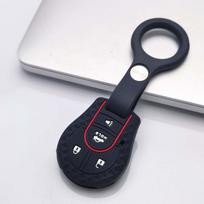 Key Case Cover for Nissan qashqai kicks p15 sunny n17 rogue sport j11 with Keychain Anti-Scratch Guard Shockproof Protection Soft Grip Texture