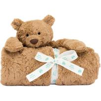 JELLYCAT Barcelona Bear Blanket Soothing Doll Peripherals ruda
