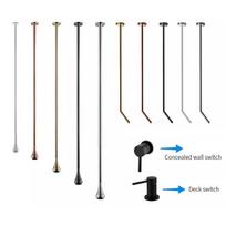 Modernus pakabinamas praustuvo snapelis, aukšto slėgio, vandens taupymo, chromo apdaila, 3 metų garantija, maišytuvas (rose gold,Stainless Steel) rožinio aukso spalvos