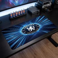 Chelsea FC Printed Large Mouse Pad, Non Slip Soft Rubber Gaming Desk Mat for Office Laptop Computer Decor 30cmx60cm（11.8x23.6inch）