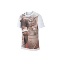 Jordan Air Jordan 1 T Shirts Men's White Crew Neck Moderate Straight Fit AT8918-100 S