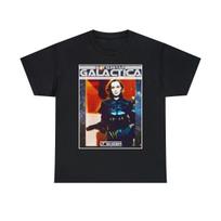 Battlestar Galactica Lt Sheba Unisex Heavy Cotton Tee XS