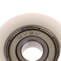 POM Wrapped 608ZZ Bearing Pulley Plastic Wheel Bearing Pulley 608 ZZ 8*30*10mm POM Nylon Round Type Roller WheelT Ing Q Store One Size