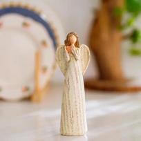 Dervos amatų dekoravimas Namų dekoras Angelo figūra Statula Kūrybinis papuošimas Gimtadienio dovanų stalo dekoravimas