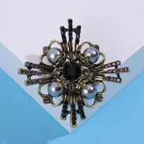 Vintažinis barokinis perlas korsazas Mados kūrybinė perlo segė Vyriška ir moteriška ta pati elegantiška segė