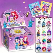 KPop Demono Medžiotojai Abby Saja Asmenybė Kūrybiškas Raktų Pakabukas Aklas Maišelis Studentų Kuprinė Akrilinis Dekoratyvinis Pakabukas Random packaging