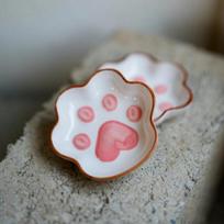 1pc Japanese style cat paw seasoning dish cute cartoon meal dish home dipping sauce mustard soy sauce salad tomato sauce