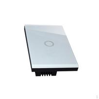 1/2/3 Gang Crystal Glass Dimmer Touch Switch 1 Gang White