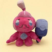 Mielas mažas kalvis pliušinis žaislas 20 cm Pokémon minkštas pliušinis žaislas Fėjų/Plieno tipo Pokémon figūrėlė Ideali kolekcionuojama dovana gerbėjams ir vaikams 20CM raudona