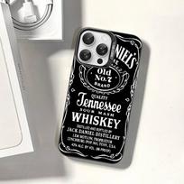 Brand J-Jack D-Daniel Luxury Phone Case For IPhone 17 16 15 14 11 12 13 Pro Max Pro Plus Colored Silver Cover iPhone 16