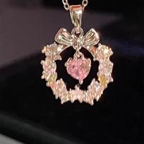 Punk Rožinis Meilės Širdies Kaspinas Krištoliniai Vėriniai Moterims Gotikinė Vintažinė Mada Lengvi Prabangūs Amuletai Chokeris Gėlių Vėrinys Papuošalai one size