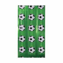 Polyester Fiber Football Backdrop Football Themed Football Rain Curtain  Photo Booth žalia