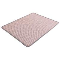 Pet Cooling Mat, Ice Silk Dog Cooling Pad, Washable Portable Dog Bed, Summer Cooling Mat for Small Medium Large Dogs Cats S rožinė