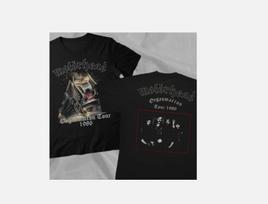 Vintage 1986 MOTORHEAD Orgasmatron Tour Black Double Sided T-Shirt XL