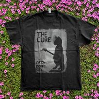 The Cure Katinai Nekreipia Dėmesio Katės Gitara Unisex Medvilniniai Marškinėliai XXXL