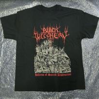 Vtg BLACK WITCHERY  Inferno of Sacred Destruction Cotton Black Shirt S