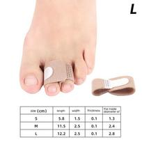 1pcs Toe Separator Splint Toe  Corrector Bandage Wraps Finger Straightener Foot Stretcher Care Tool L