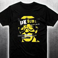 UK Subs - Prieš tau tampant panku Juodi medvilniniai S-5XL marškinėliai CL199 M