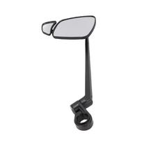 Handlebar Bike Mirror 360 degrees  Rotatable Wide Angle Adjustable Bicycle Rearvie Mirror with Auxiliary Mirror for Left