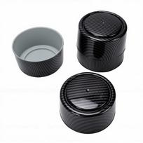 Wheel Center Cap Set Long Lasting Replacement for Suzuki Jimny Hub Full Size Wheels Carbon Fiber Style