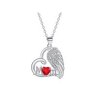 Barbie necklace [Original design] You are in love - red, cold temperament, high-end, niche and versatile, ins style, high-looking ZJYXL-HJ-077 auksas