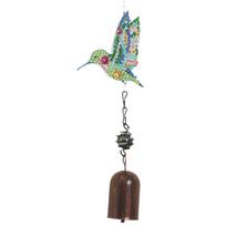 Animal Wind Chime Metal Diamond Art Hanging Pendant Diamond Painting Hanging Pendant for Garden Window Decoration