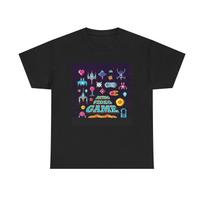 Men's and Women's T-shirts Retro Arcade Gaming M