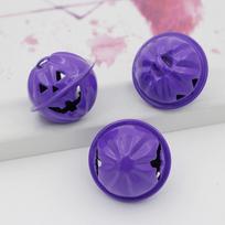 Pumpkin Head Shape Wind Chime Material Ghost Face Kid Gift Pumpkin Bells Halloween Decor Metal Bell 3cm