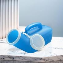 1200ml Urinals for Men Spill Proof Pee Bottle Plastic Mens Bedpan Bottle with Lid for Car Elderly and Incontinence China Mainland