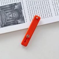Riešo juosta Rankinė pirštų laikiklis Mobiliojo telefono laikiklis Stovas Push Pull Universalus paprastos spalvos telefono lizdo laikiklis, skirtas iPhone Xiaomi raudona