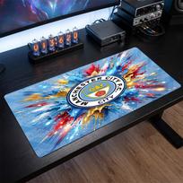 Manchester City Printed Large Mouse Pad, Non Slip Soft Rubber Gaming Desk Mat for Office Laptop Computer Decor 30cmx60cm（11.8x23.6inch）