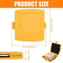 Microwave Sandwich Maker Microwave Toaster Microwave Grilled Cheese Maker Microwave Grill Crispy for Travel,Office,Dorm,Home